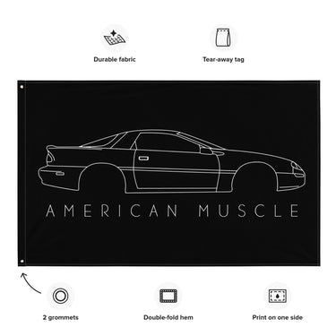 Info on Late 4th Gen Camaro Line Art Flag